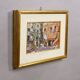 Oil painting by Alexander Michael from the market of S. Felice Circeo, 1983.