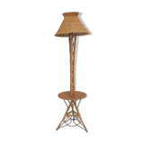 70s rattan lamppost