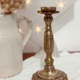 Lots of brass candle holders