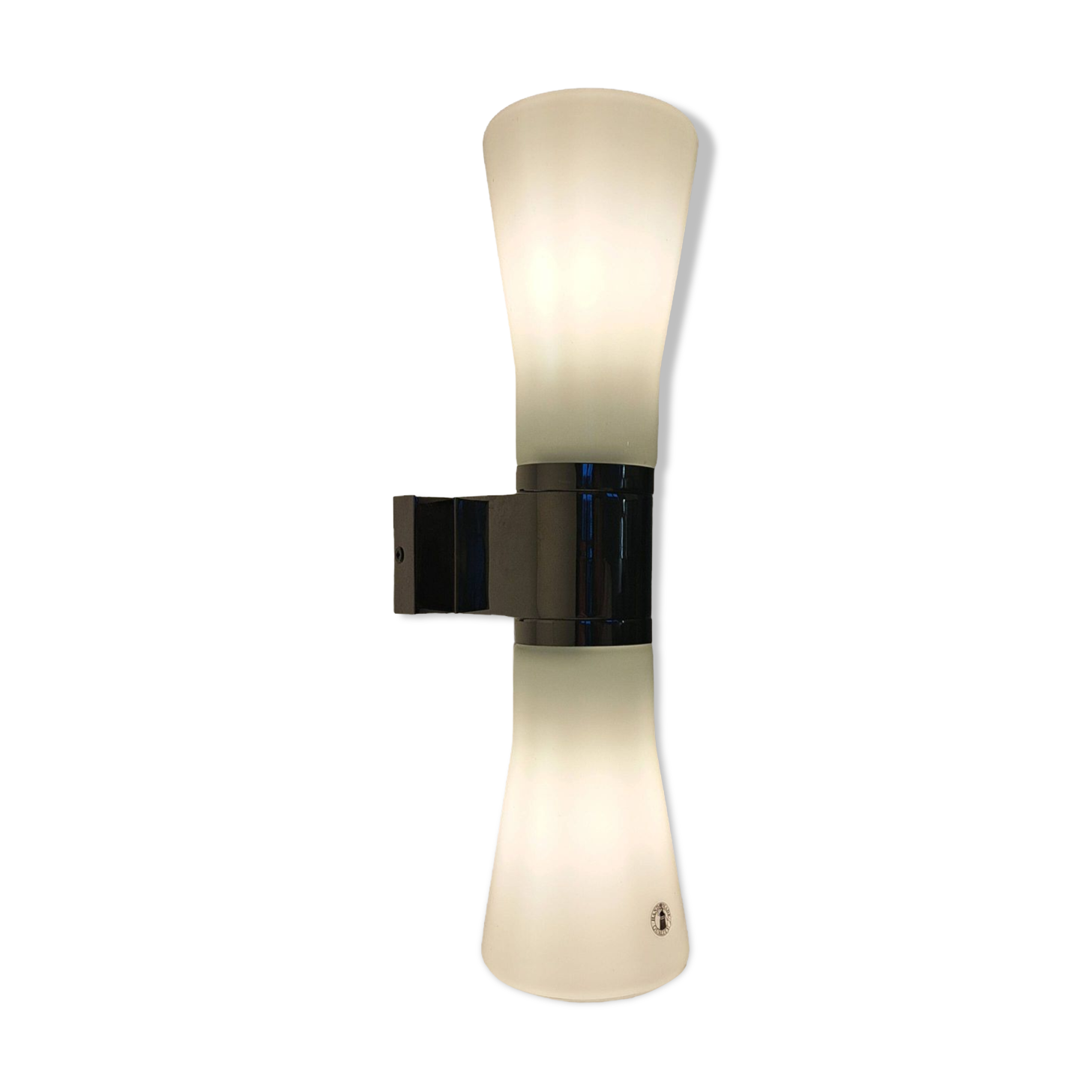 Savern space age bathroom or ambiance wall lamp in glass from Ikea