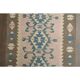 1970s Vintage Turkish Oushak Handmade Wool Cotton Pink Runner Rug 93x176