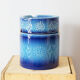 antique karel ceramic cigar box, with ashtray lid, 60s
