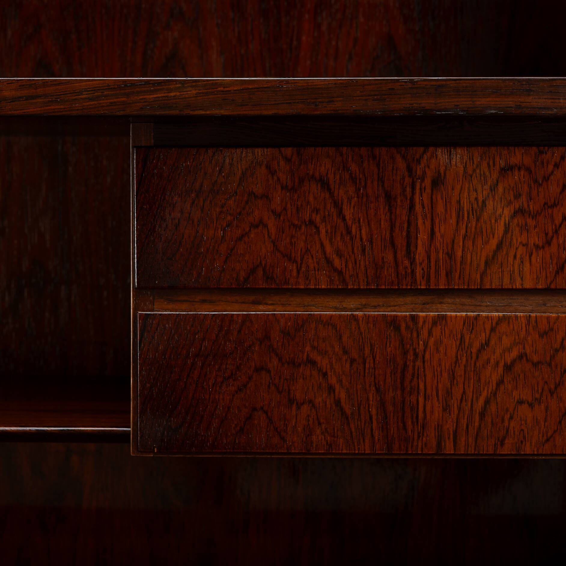 Danish Design Model 5 Rosewood Bookcase with drawers by Omann Jun, 1960s