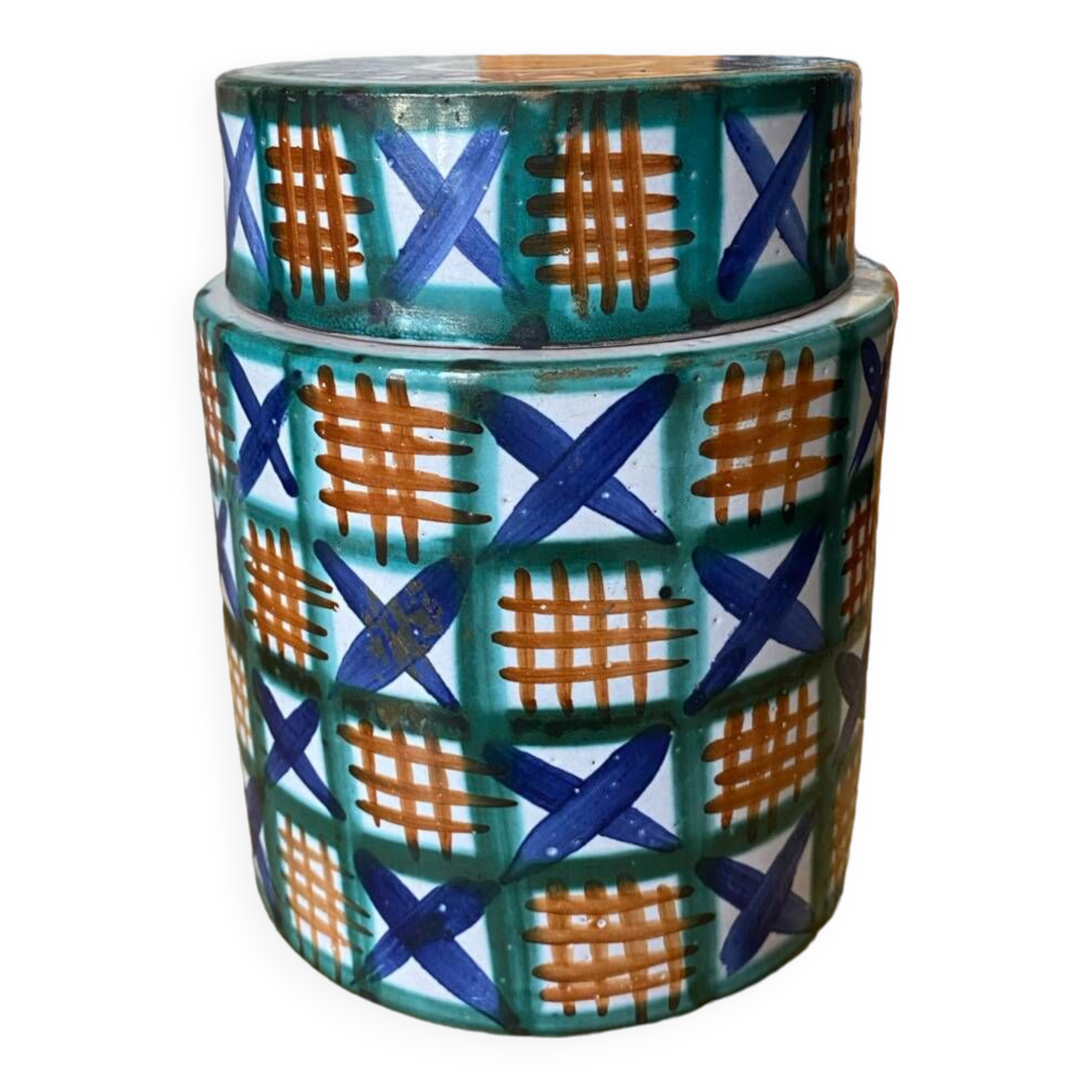 Robert Picault de Vallauris ceramic lidded pot