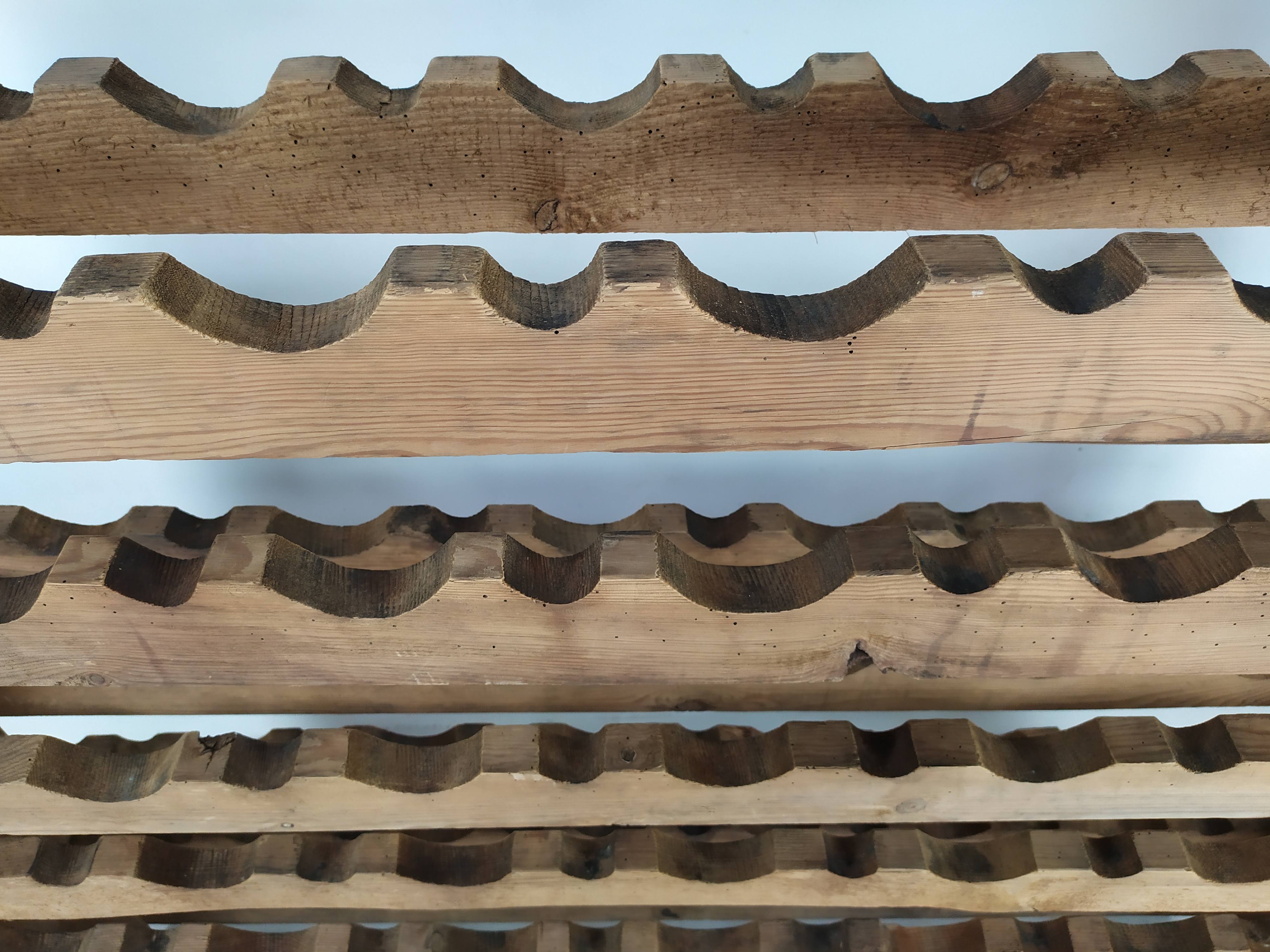 Wine cellar shelf