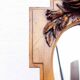 Ancient carved walnut frame mirror