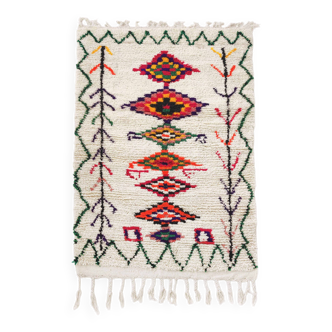 Authentique tapis berbère marocain Azilal 1,83x1,14m
