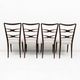 Attributed to Guglielmo Ulrich Mid-Century Dinning Chairs,1940s,Set of four
