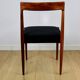 German Lübke vintage black chairs - 4 pieces - great set