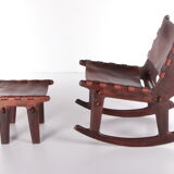 Vintage Design rocking chair design by Angel Pazmino, 1960
