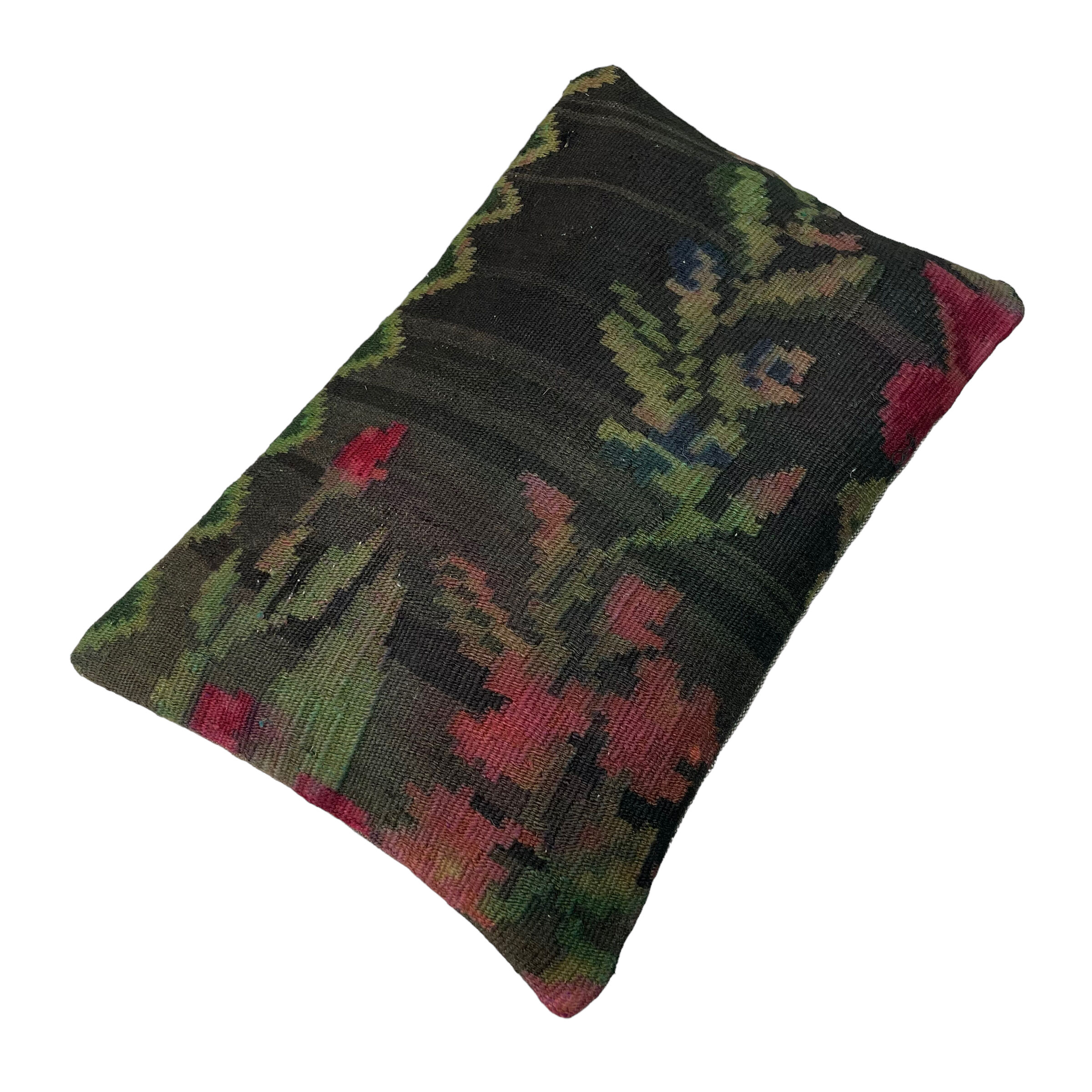 Vintage turkish kilim cushion cover 30x50cm