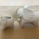 Zoomorphic elephant ashtrays
