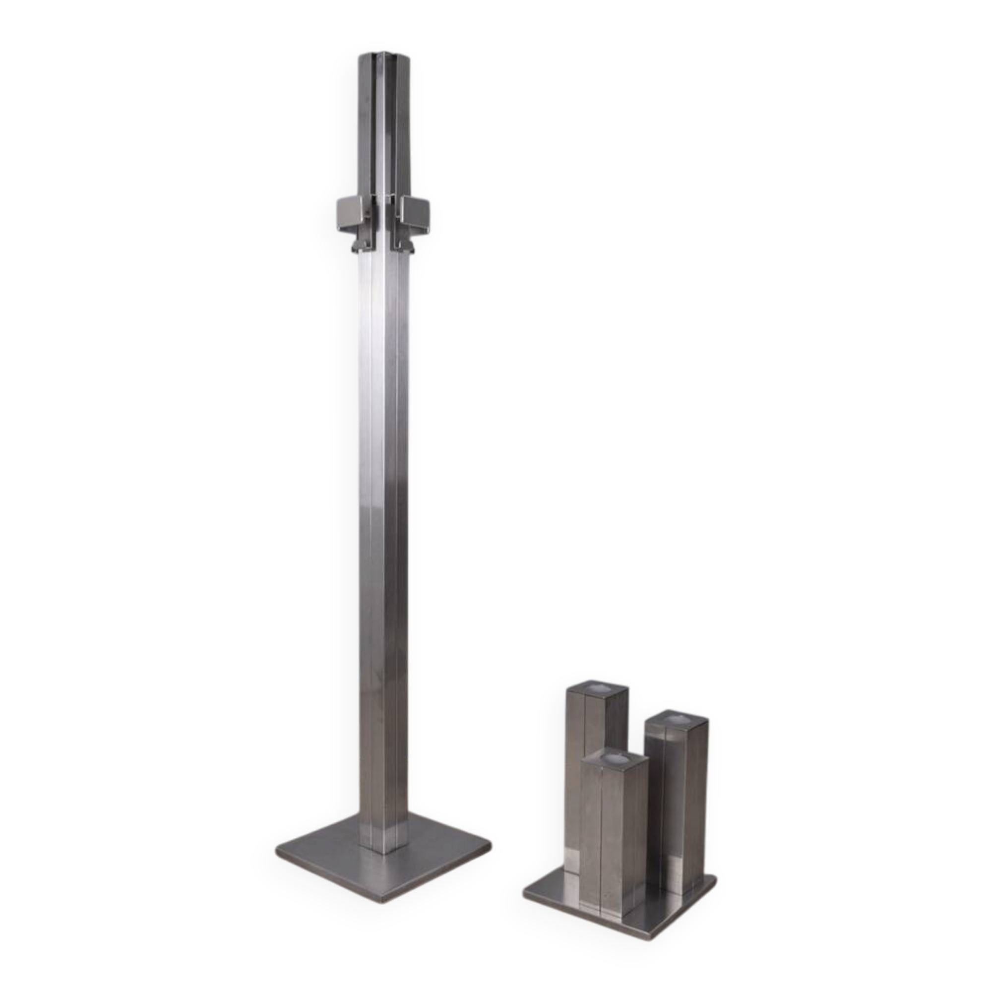 Set of 1970s vintage coat hangers and umbrella stands in Italian design