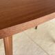 Table d’appoint vintage , pieds compas , circa 1960s