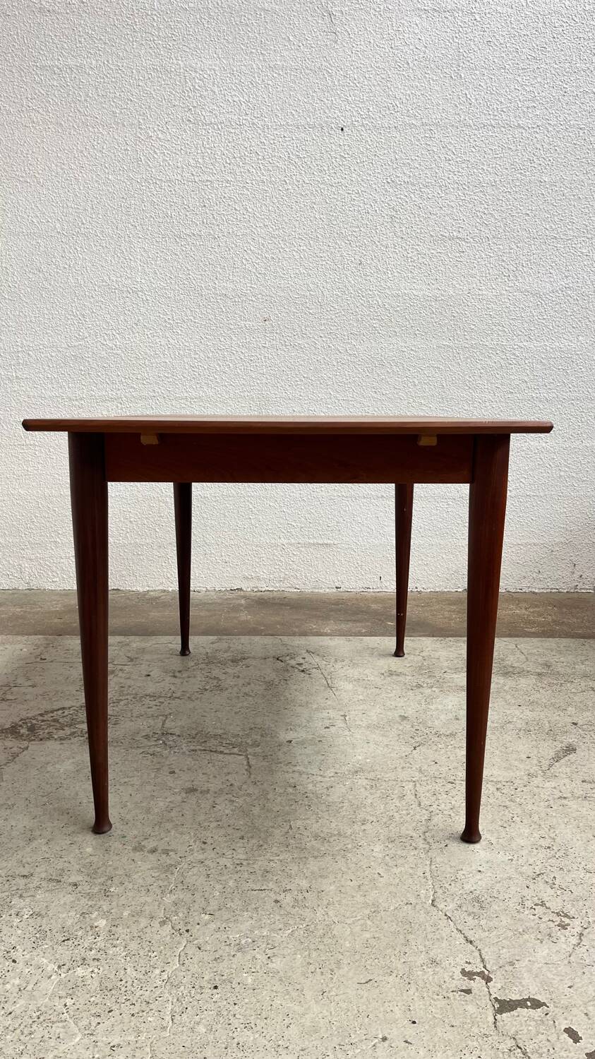 Table scandinave en teck avec rallonge