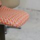5 chairs "space age", Wilkhahn edition, plastic shells, star steel base. Circa 1970