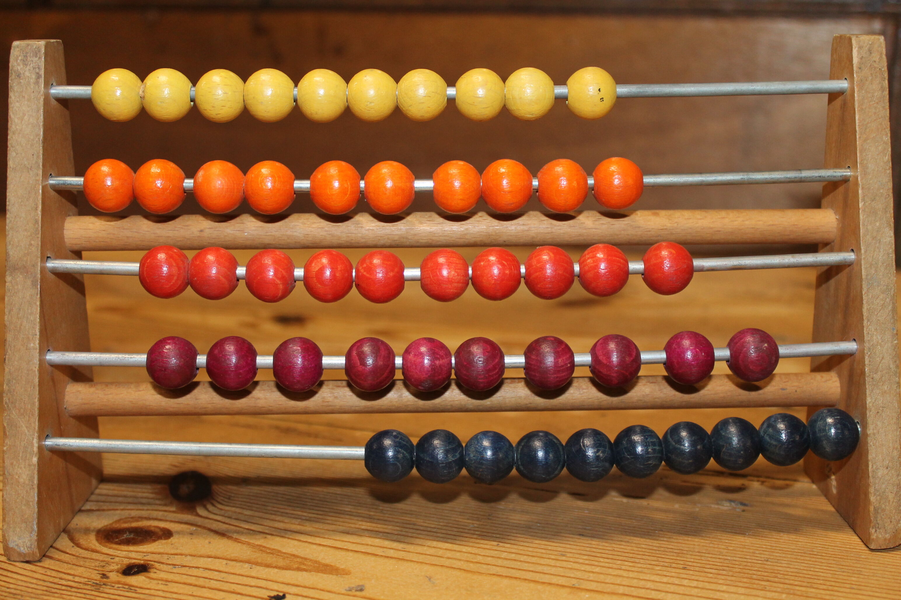 Wooden abacus