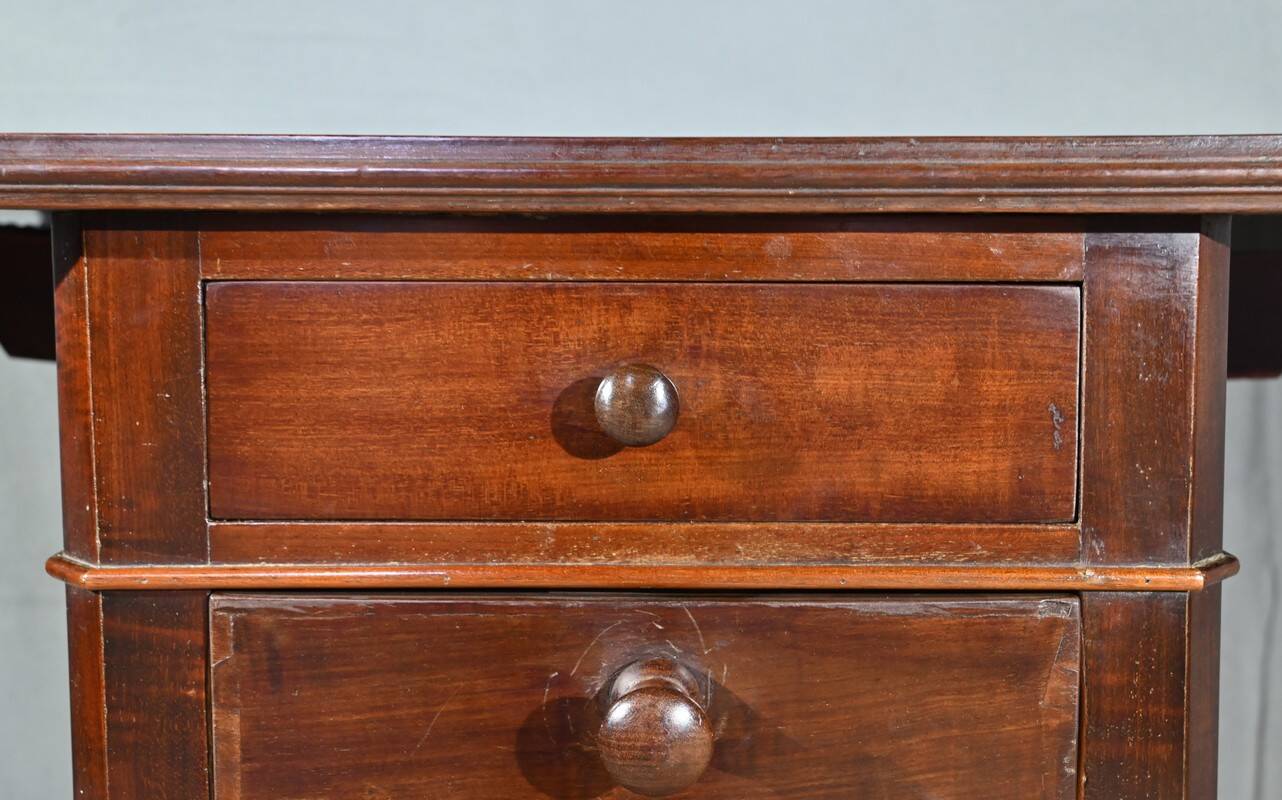 Small mahogany shuttered table, maison lemarchand, a. lemoine – mid-19th century
