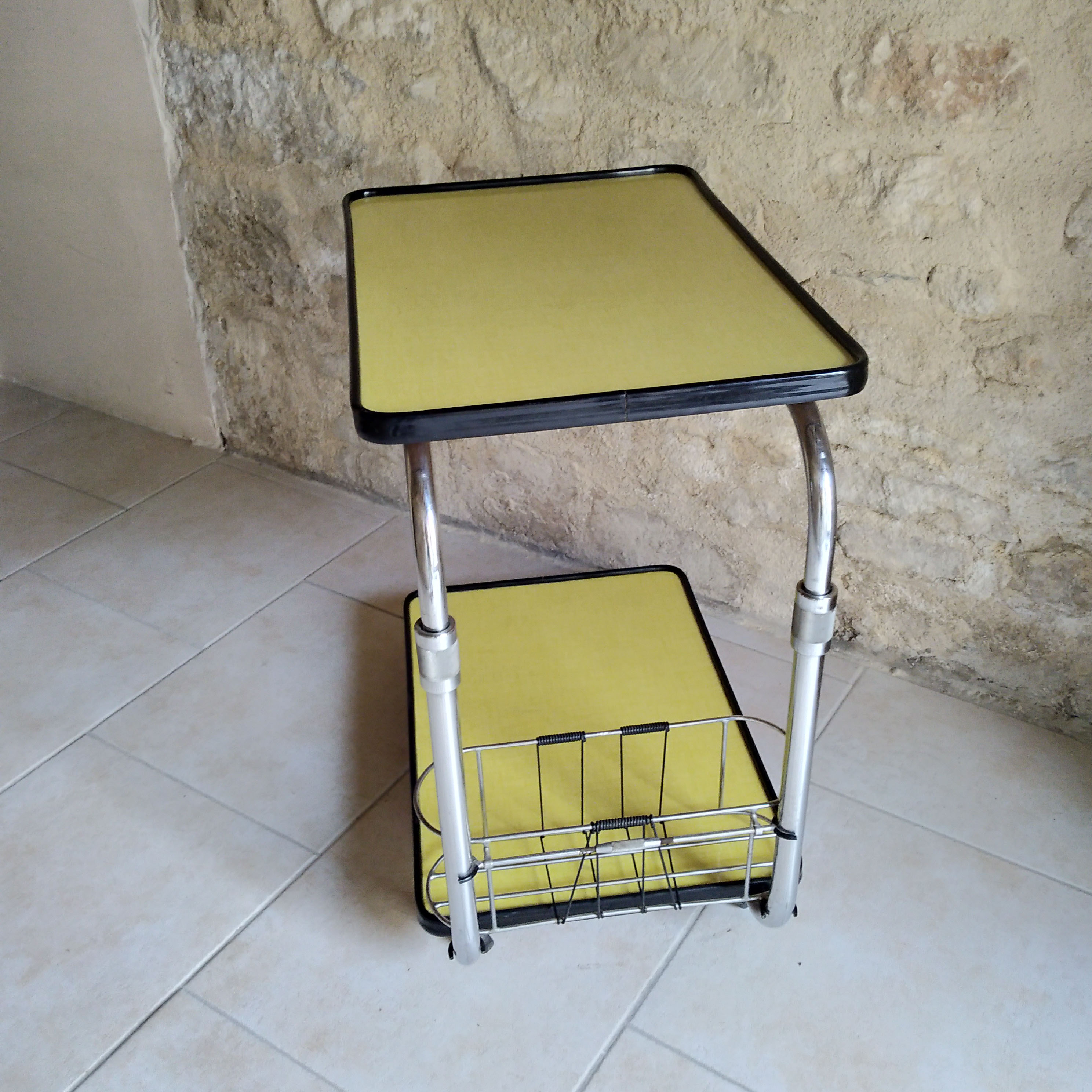 Serving table in formica 1960s