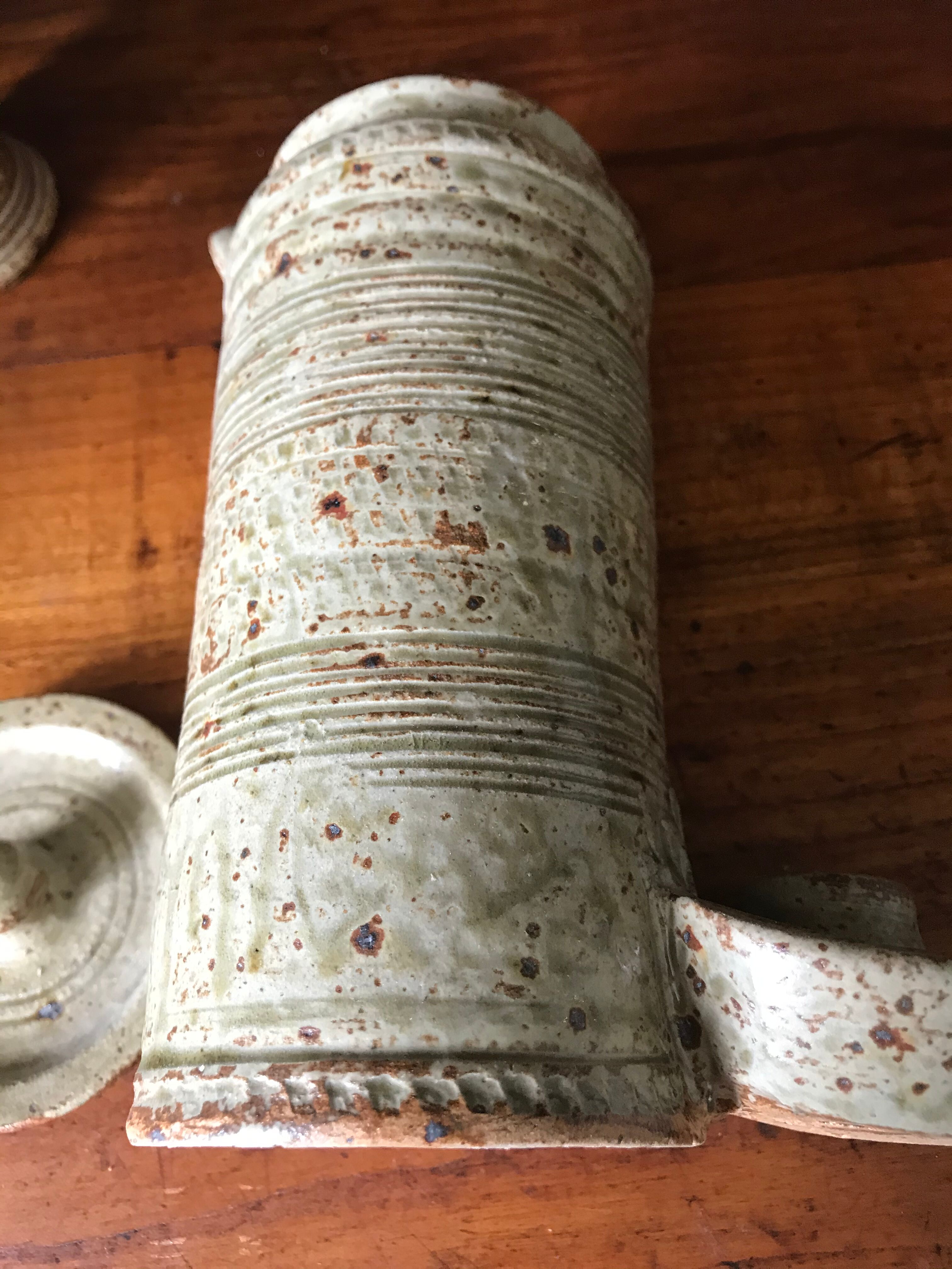 La Hulotte ceramic candlestick