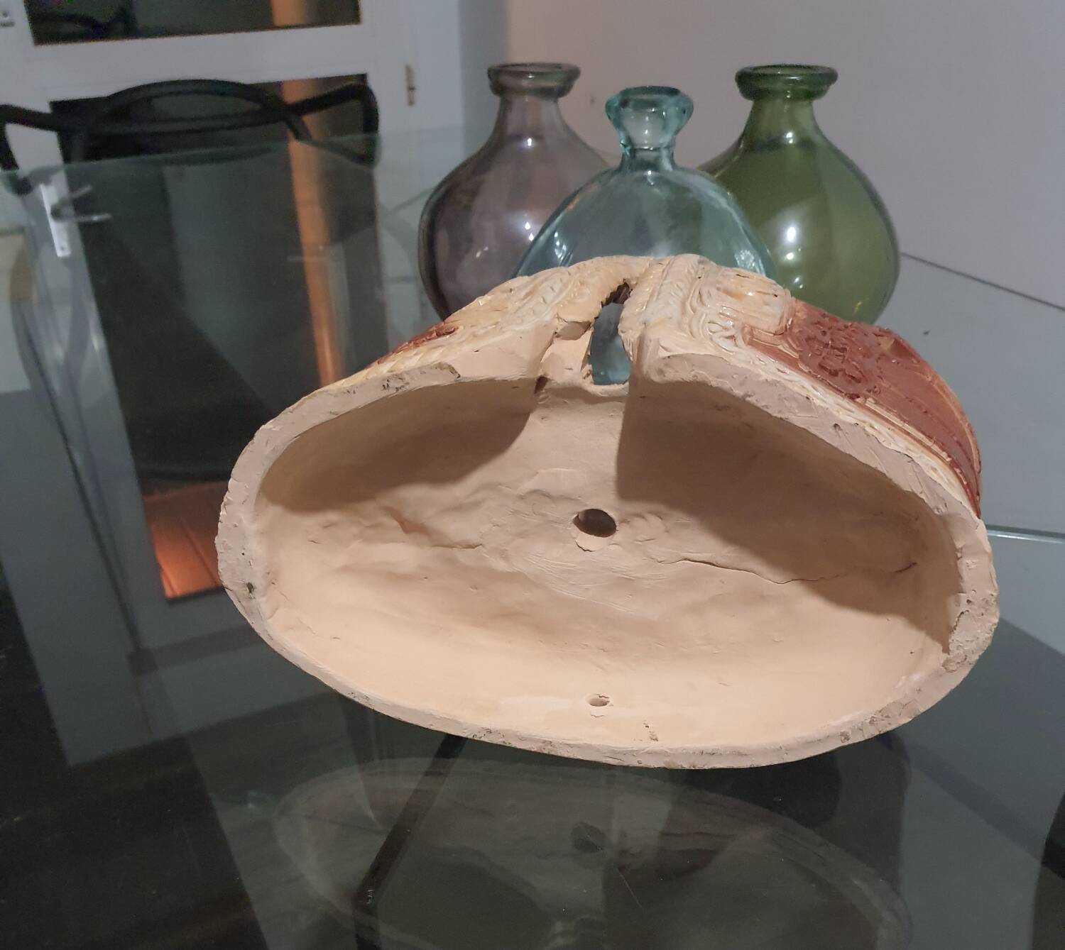 Set of 2 oriental ceramic pots