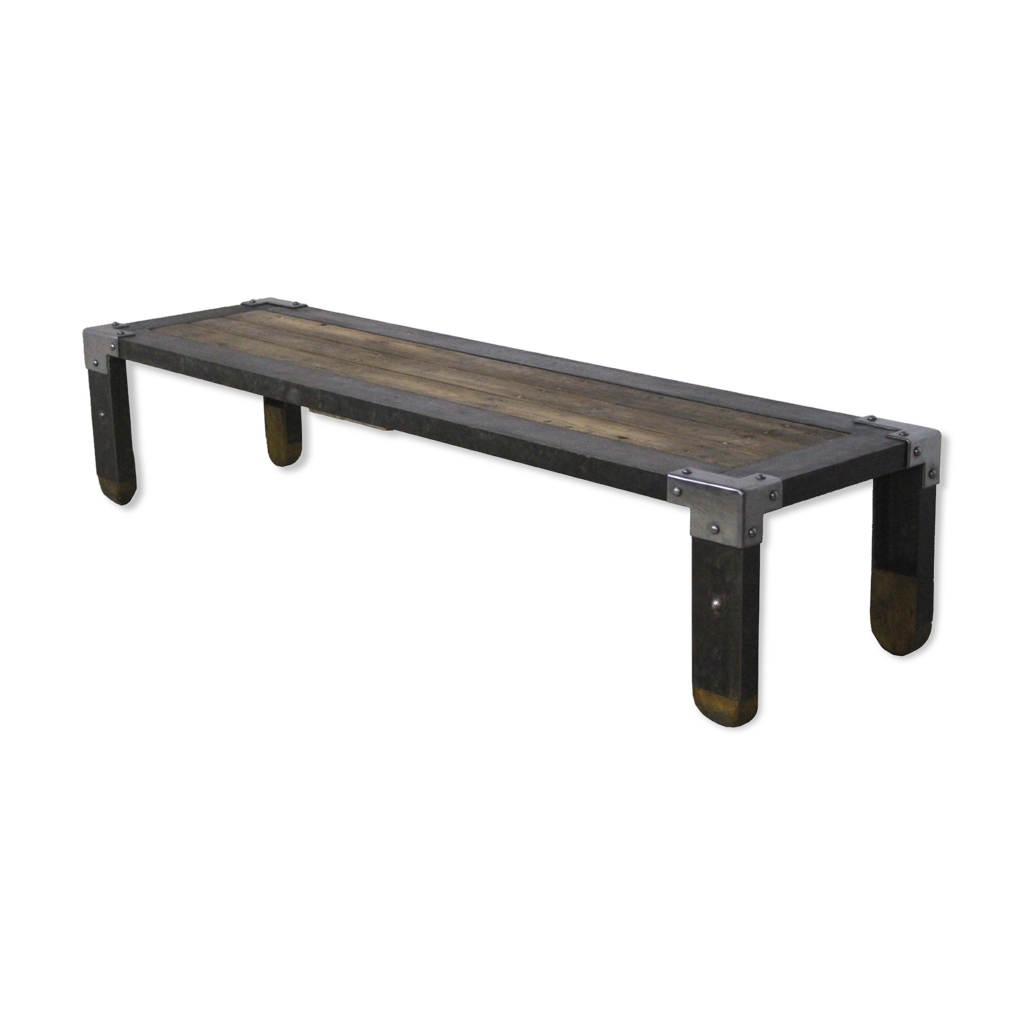 Table basse en fer industriel Selency