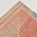 3x10 Peach Red Orange Turkish Runner Rug, 101x311Cm SK 22019