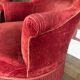 Paire de fauteuils crapaud velours