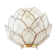 Wall lamp in vintage mother-of-pearl petals