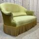 1950s velvet toad sofa