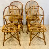 Bamboo chairs & rattan circa 60s/70s