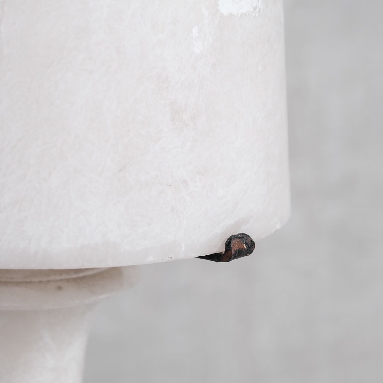 Alabaster french mid-century table lamp