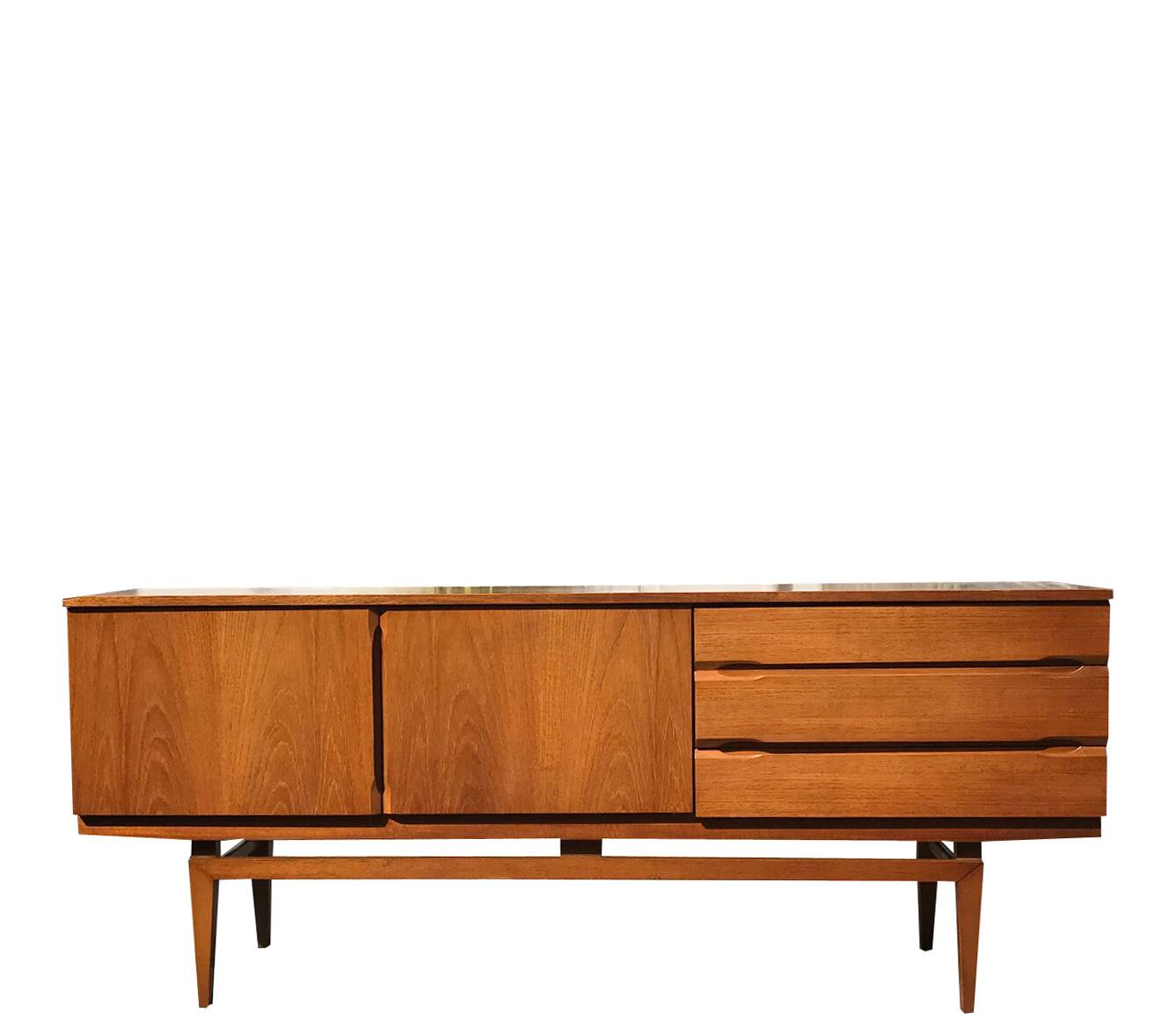 Teak enfilade, English edition from the 1960s.