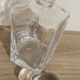 Superb crystal whiskey carafe signed jg durand