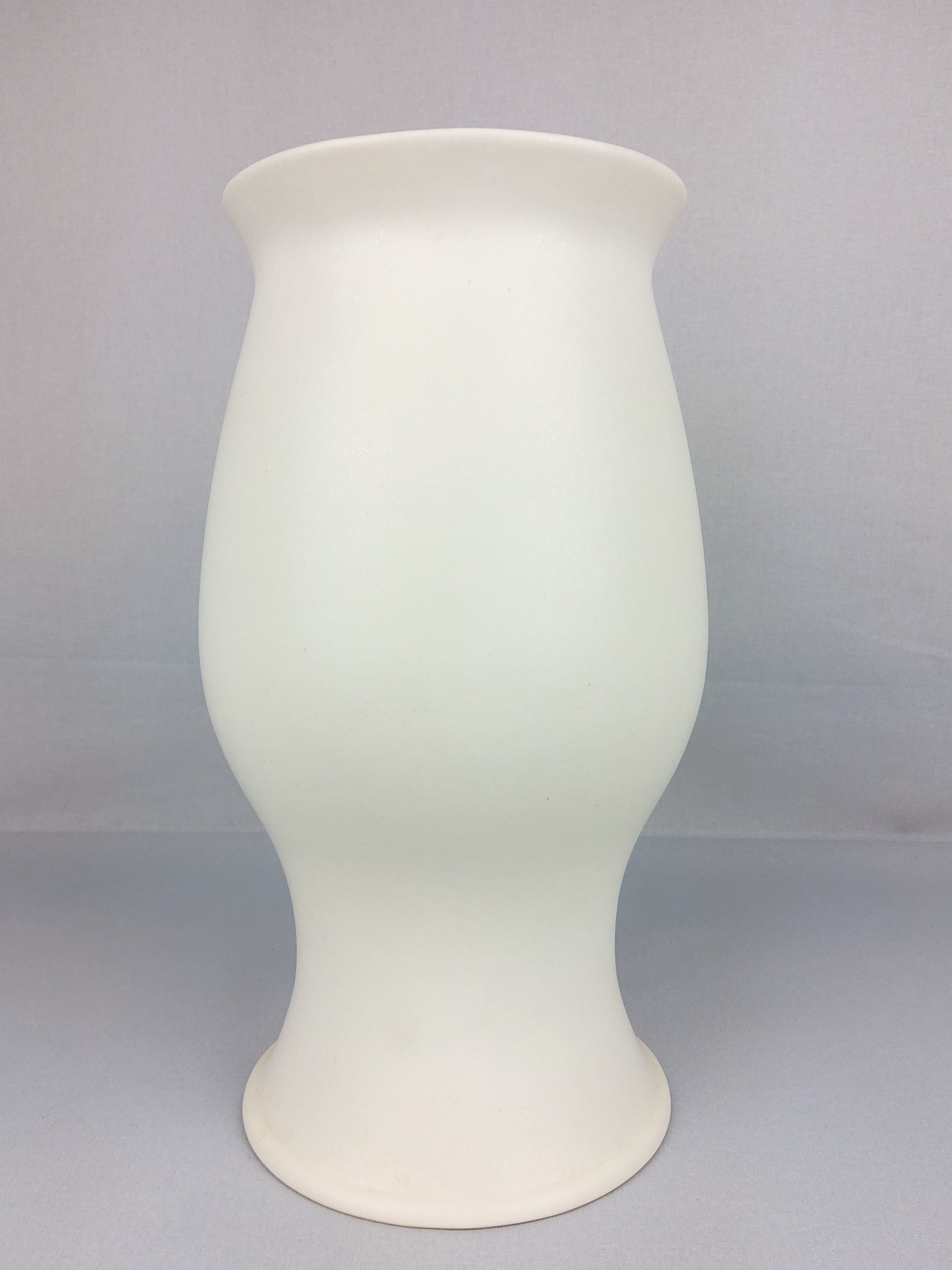 Vintage 1970 Franco Pozzi white ceramic vase