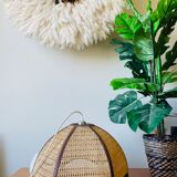 Large Vintage Rotin hanging