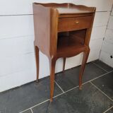 Louis XV style bedside table in cherry wood