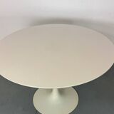 Mid-Century Space Age Tulip Dining Table in White by Arkana, 1960s