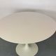 Table à manger tulipe blanche de style Space Age du milieu du siècle par Arkana, années 1960