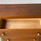Vintage Scandinavian art deco chest of drawers from the 30s in wood