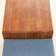 Minimalist mid-century phone / reading bench, oak, Danish modern design, 1960s / 1970s