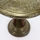 KMD Daalderop Brass and Oak Side Table 1930s