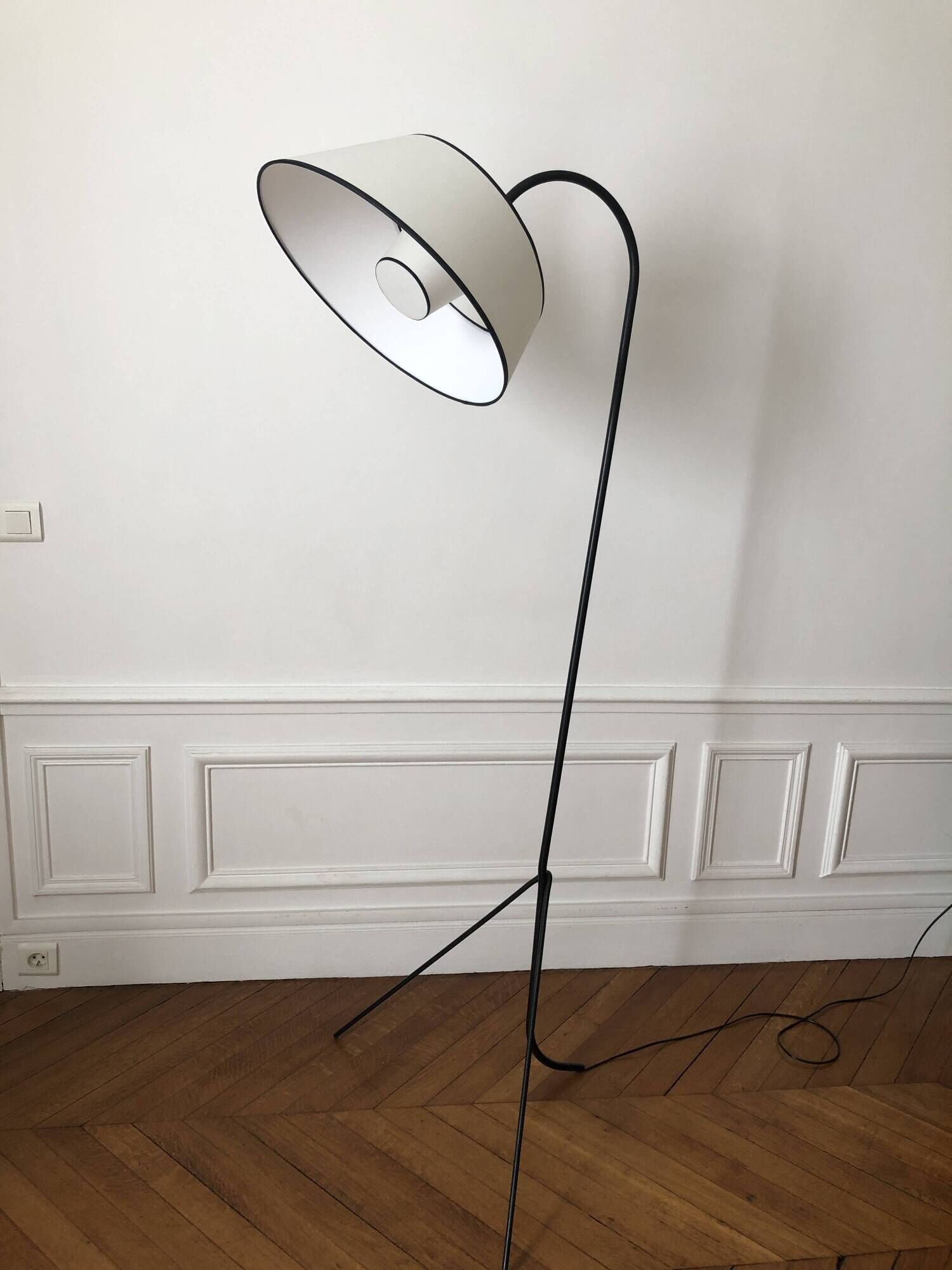 1950s tripod floor lamp