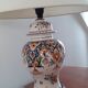 Table lamp foot earthenware decoration old Rouen