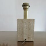 Travertine lamp "Cerri Nestore" 1970, Italy
