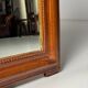 Faux bois antique mirror
