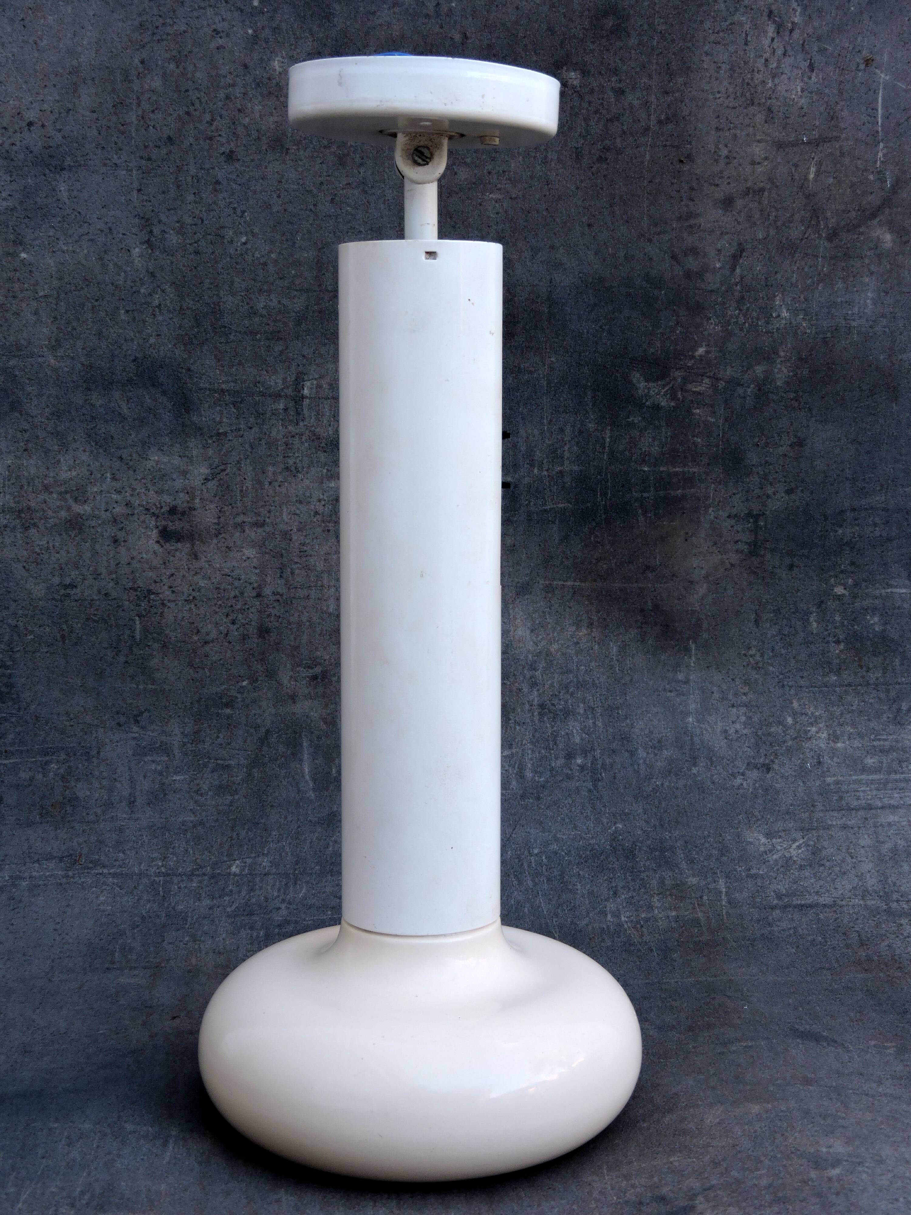 Large adjustable wall lamp saucer ufo Lita vintage metal