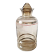 Carafe art déco ambrée années 30