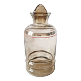 Carafe art déco ambrée années 30