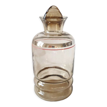 Amber art deco carafe 30s